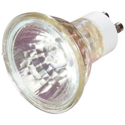 35W 120V MR16 GU10 Halogen Clear FLD Bulb by SATCO Lighting - Starlight Lighting USA and Canada
